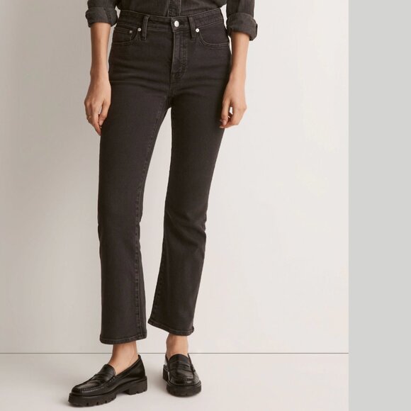 MADEWELL Kick Out Crop Jeans - Starkey Wash - Picture 3 of 6